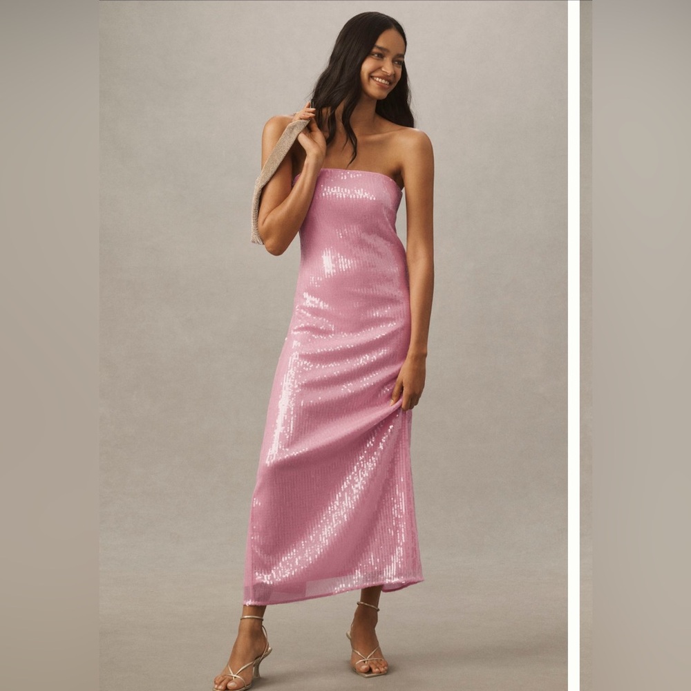 Hutch Strapless Sequin Column Midi Dress
Anthropologie